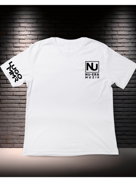 White T-Shirt w/Black Logo
