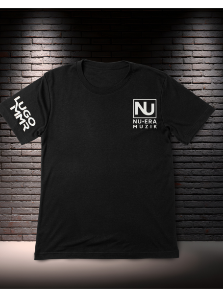 Black T-Shirt w/White Logo